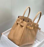 Replica Hermes Birkin Designer Tote Bag Togo Leather 28567 Camel35729 - Image 12