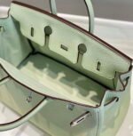 Replica Hermes Birkin Designer Tote Bag Togo Leather 28565 bubble green35590 - Image 4