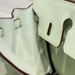 Replica Hermes Birkin Designer Tote Bag Togo Leather 28565 bubble green35590 - Image 8