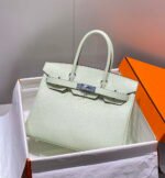 Replica Hermes Birkin Designer Tote Bag Togo Leather 28565 bubble green35590 - Image 9