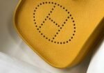 Replica Hermes Evelyne Bag Designer Hermes Mini Crossbody Bag 20392 Gold Buckle Yellow34343 - Image 3