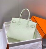 Replica Hermes Birkin Designer Tote Bag Togo Leather 28565 bubble green35590 - Image 10