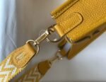 Replica Hermes Evelyne Bag Designer Hermes Mini Crossbody Bag 20392 Gold Buckle Yellow34343 - Image 6