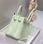 Replica Hermes Birkin Designer Tote Bag Togo Leather 28565 bubble green35590 - Image 11
