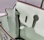 Replica Hermes Birkin Designer Tote Bag Togo Leather 28565 bubble green35590 - Image 15