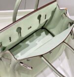 Replica Hermes Birkin Designer Tote Bag Togo Leather 28565 bubble green35590 - Image 17