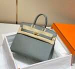 Replica Hermes Birkin Designer Tote Bag Epsom Leather 28370 Almond Green34688 - Image 5