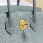 Replica Hermes Birkin Designer Tote Bag Epsom Leather 28370 Almond Green34688 - Image 9