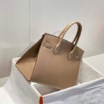 Replica Hermes Birkin Designer Tote Bag Epsom Leather 28369 elephant Gray34582 - Image 2