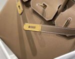 Replica Hermes Birkin Designer Tote Bag Epsom Leather 28369 elephant Gray34582 - Image 5