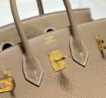 Replica Hermes Birkin Designer Tote Bag Epsom Leather 28369 elephant Gray34582 - Image 11