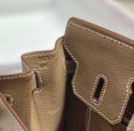 Replica Hermes Birkin Designer Tote Bag Epsom Leather 28369 elephant Gray34582 - Image 12