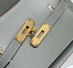 Replica Hermes 316413 Jyspiere Leather Hermes bags Gray h90092034338 - Image 6