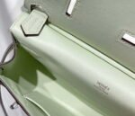 Replica Hermes 316413 Jyspiere Leather Hermes bags Light Green H90091934342 - Image 7