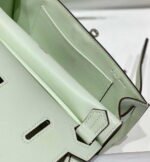 Replica Hermes 316413 Jyspiere Leather Hermes bags Light Green H90091934342 - Image 8