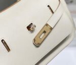 Replica Hermes 316413 Jyspiere Leather Hermes bags White H90091834356 - Image 6