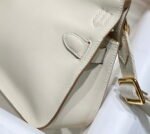 Replica Hermes 316413 Jyspiere Leather Hermes bags White H90091834356 - Image 7