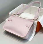 Replica Hermes 316413 Jyspiere Leather Hermes bags Pink H90091634346 - Image 3