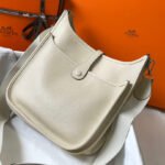 Replica Hermes H083435 Evelyne III 29 Shoulder Bag Silver Hardware Beige35705