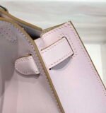 Replica Hermes 316413 Jyspiere Leather Hermes bags Pink H90091634346 - Image 7