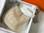 Replica Hermes H083435 Evelyne III 29 Shoulder Bag Silver Hardware Beige35705 - Image 4
