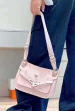 Replica Hermes 316413 Jyspiere Leather Hermes bags Pink H90091634346 - Image 9