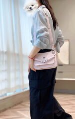 Replica Hermes 316413 Jyspiere Leather Hermes bags Pink H90091634346 - Image 2
