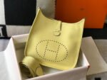 Replica Hermes H083435 Evelyne III 29 Shoulder Bag Silver Hardware Lemon Yellow36068 - Image 3