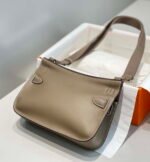 Replica Hermes 316413 Jyspiere Leather Hermes bags Elephant gray H90091334333 - Image 2