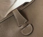 Replica Hermes H083435 Evelyne III 29 Shoulder Bag Silver Hardware Dark Gray35812 - Image 7