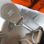 Replica Hermes H083435 Evelyne III 29 Shoulder Bag Silver Hardware Gray35946 - Image 4