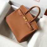 Replica Hermes Birkin Designer Tote Bag Epsom Leather 28356 Brown34527