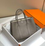 Replica Hermes Light Dark Clemence Garden Party 30cm Bag H23904634547