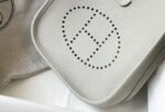 Replica Hermes Evelyne Bag Designer Hermes Mini Crossbody Real Bag 20435 White34855 - Image 3