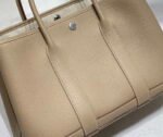 Replica Hermes Light Gray Clemence Garden Party 30cm Bag H23904534621 - Image 4