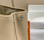 Replica Hermes Light Gray Clemence Garden Party 30cm Bag H23904534621 - Image 5