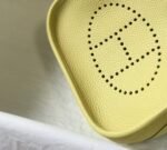 Replica Hermes Evelyne Bag Designer Hermes Mini Crossbody Real Bag 20434 Light Yellow34821 - Image 4