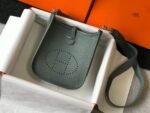 Replica Hermes Evelyne Bag Designer Hermes Mini Crossbody Real Bag 20433 Avocado Green34792 - Image 3