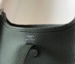Replica Hermes Evelyne Bag Designer Hermes Mini Crossbody Real Bag 20433 Avocado Green34792 - Image 5