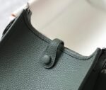 Replica Hermes Evelyne Bag Designer Hermes Mini Crossbody Real Bag 20433 Avocado Green34792 - Image 7