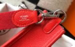 Replica Hermes Evelyne Bag Designer Hermes Mini Crossbody Real Bag 20432 Red34756 - Image 6
