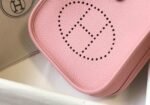 Replica Hermes Evelyne Bag Designer Hermes Mini Crossbody Real Bag 20430 Pink34725 - Image 3