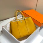Replica Hermes Yellow Clemence Garden Party 30cm Bag H23904135112