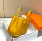 Replica Hermes Yellow Clemence Garden Party 30cm Bag H23904135112 - Image 2