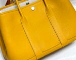 Replica Hermes Yellow Clemence Garden Party 30cm Bag H23904135112 - Image 5
