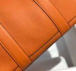 Replica Hermes Orange Clemence Garden Party 30cm Bag H23903934980 - Image 4