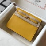 Replica Hermes Kelly Danse 22cm Leather Bag 20357 Yellow35989