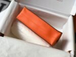 Replica Hermes Kelly Danse 22cm Leather Bag 20355 Orange35924 - Image 5