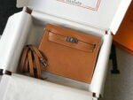 Replica Hermes Kelly Danse 22cm Leather Bag 20353 Tan35847 - Image 2