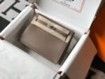 Replica Hermes Kelly Danse 22cm Leather Bag 20352 Brown35813